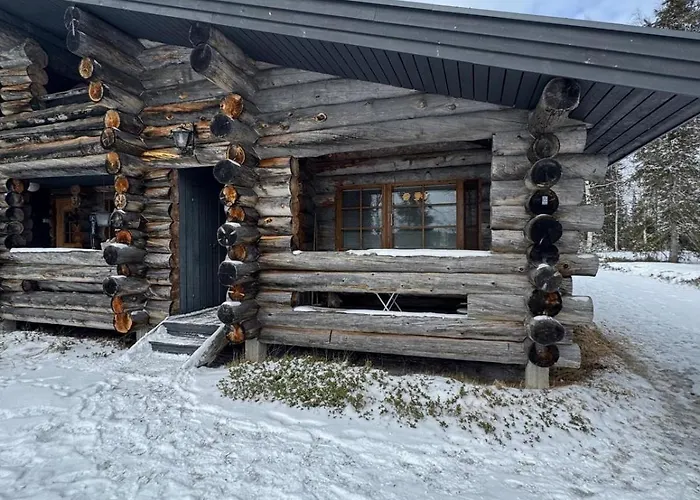 Kuonti-ruka, Kelohirsimoekki Jaerven Rannalla Hébergement de vacances *